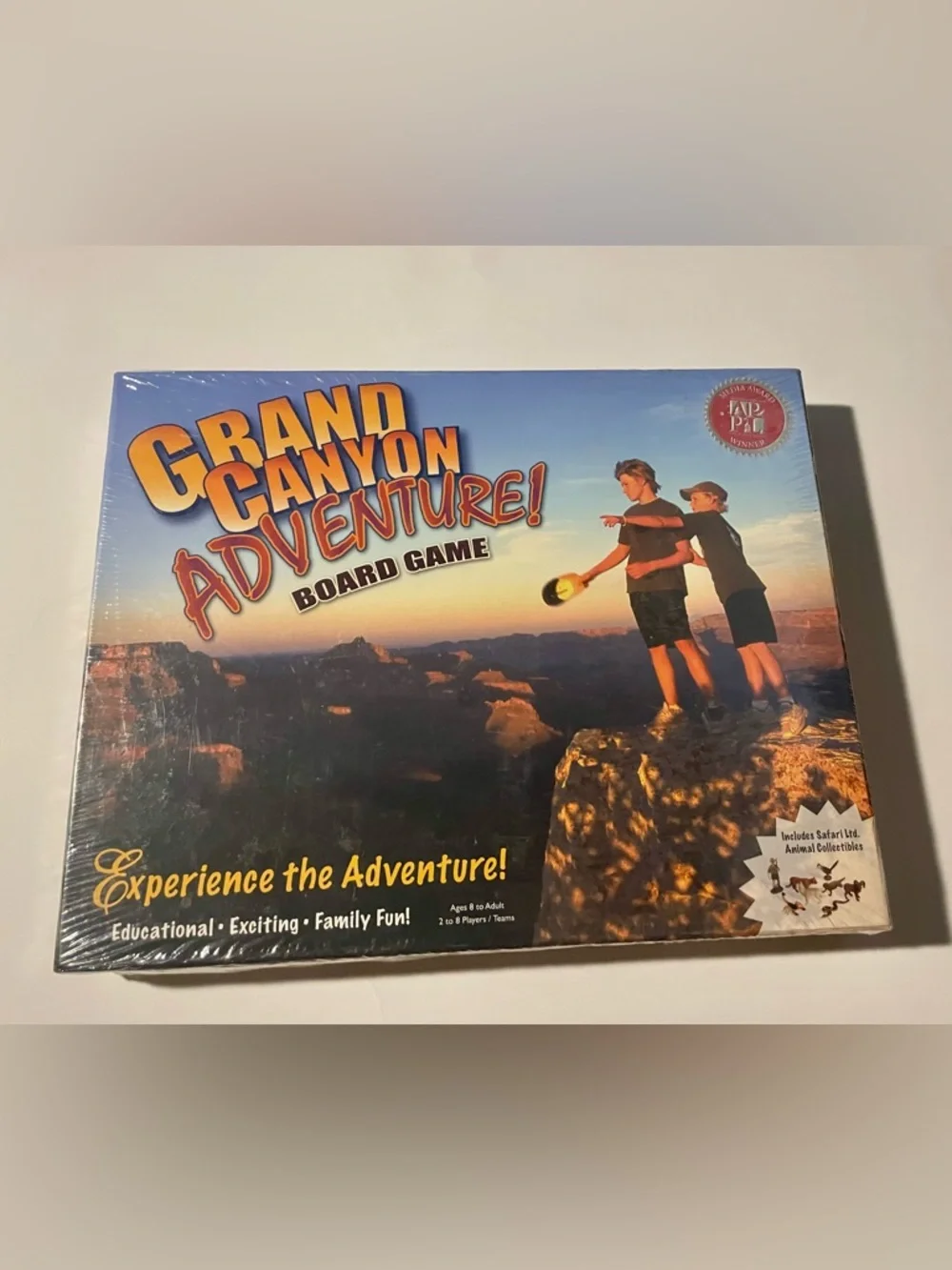 NEW Sealed Grand Canyon Adventure Board Game 2007 Safari Ltd Animals